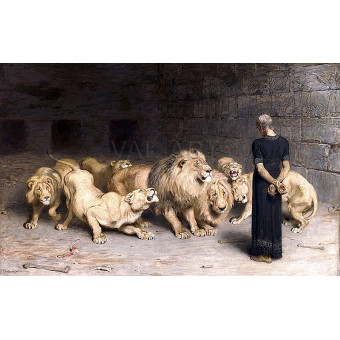 РЕПРОДУКЦИИ НА КАРТИНИ Даниил в лъвската яма (1872)